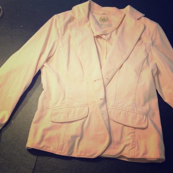 J. Crew Jackets & Blazers - JCrew chino pale pink blazer